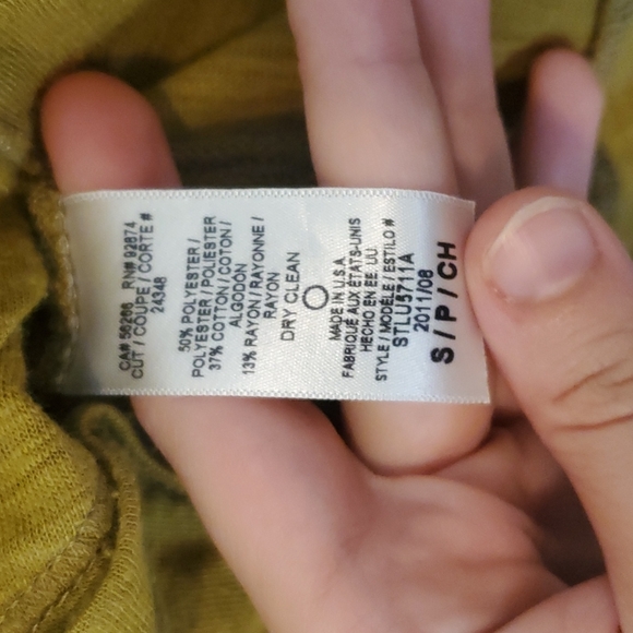 CLOSET CLOSING 7/31 Pea green Splendid Button-up cardigan small - Picture 4 of 5